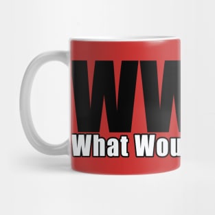 WWBD: What Would Buffy Do? (white B) Mug